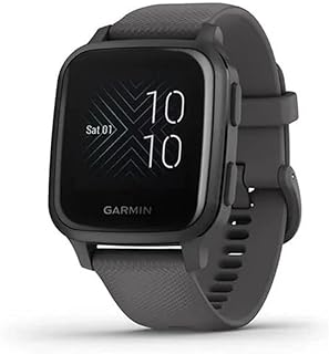 Montre connectée Garmin Venu SQ pour le bien-être avec GPS intégré, suivi multi-sports et stockage de musique, boîtier gris 40mm pour passionnés de fitness