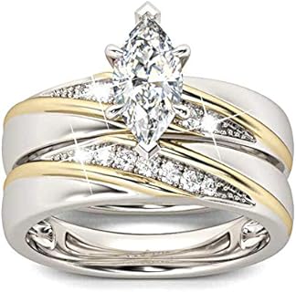 Jeulia Wedding Rings Engagement Rings for Women Anniversary Promise Ring Bridal Sets 925 Sterling Silver with 1.6 ct Primary Stone+ 0.32 ct Side Stone