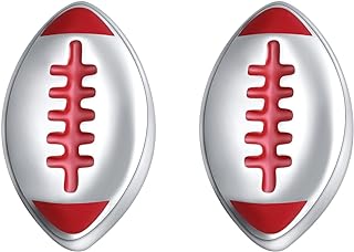 S925 Sterling Silver Football Sports Stud Earrings Jewelry Birthday Valentine’s Day Anniversary Mother’s Day Gifts for Women Mom Wife Girlfriend Friend Player Fan