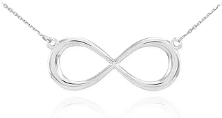925 Sterling Silver Dainty Forever Infinity 22" Necklace
