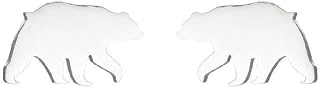 Polar Bear Stud Earrings Cute Animal Tiny Earrings for Women and Men Jewelry