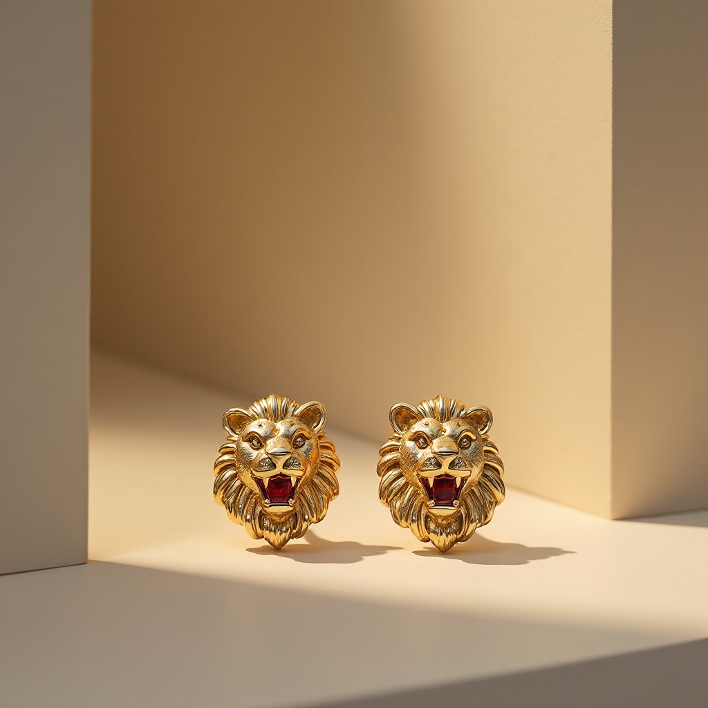 Boucles d'Oreilles Lion Gucci : Élégance et Style Intemporel