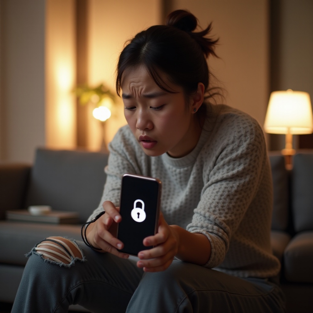 Probleme beim Handybildschirm Entsperren