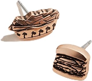 Alex and Ani AS20EINOBRAR,In N Out Burger Stud Earrings,Rafaelian Antique Rose,Rose Gold, Earring
