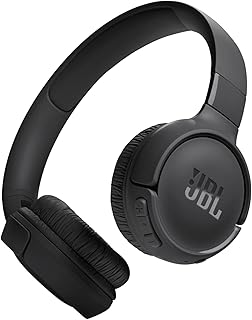 JBL Tune 520 BT Over-Ear Kopfhörer mit JBL Pure Bass Sound und aktiver Geräuschunterdrückung, bis zu 57 Stunden Akkulaufzeit, leichtem, faltbarem Design – Ideal für Musikliebhaber