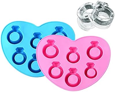 Shining Queen Silicone Diamond Ring Resin Mold for DIY Jewelry in Epoxy with Mirror Design