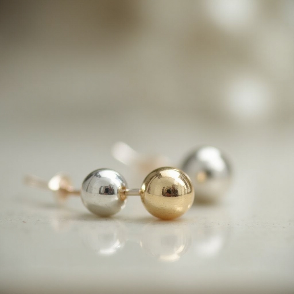 pendientes de bola tiffany