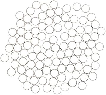 ZP06 500Pcs Stainless Split Rings, Crystal Chandeliers Connectors for Chandelier, Curtain,Suncatchers, Crystal Garland,Necklaces, Keys, Earrings, Jewelry Making and Craft Ideas