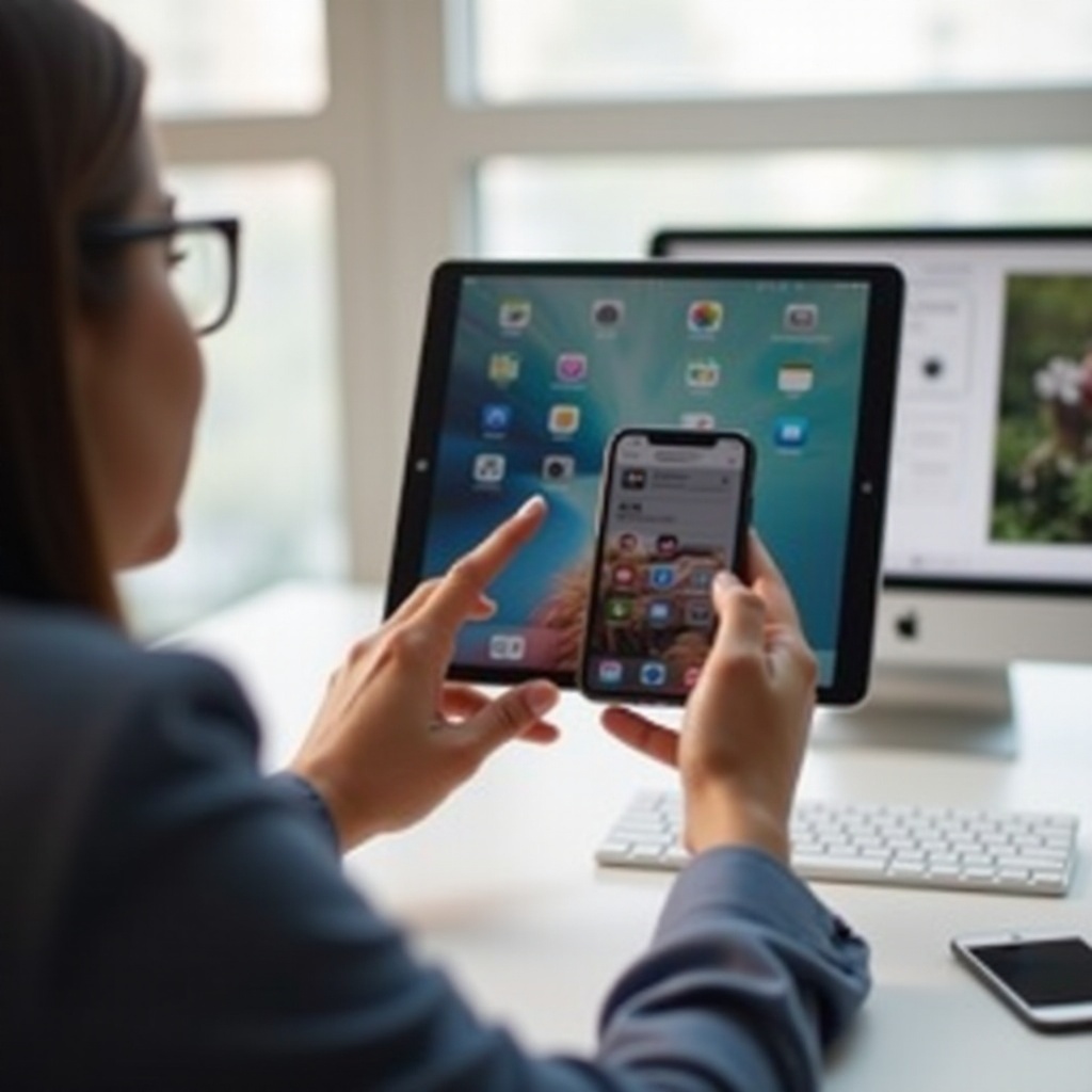 recopie ecran iphone sur ipad