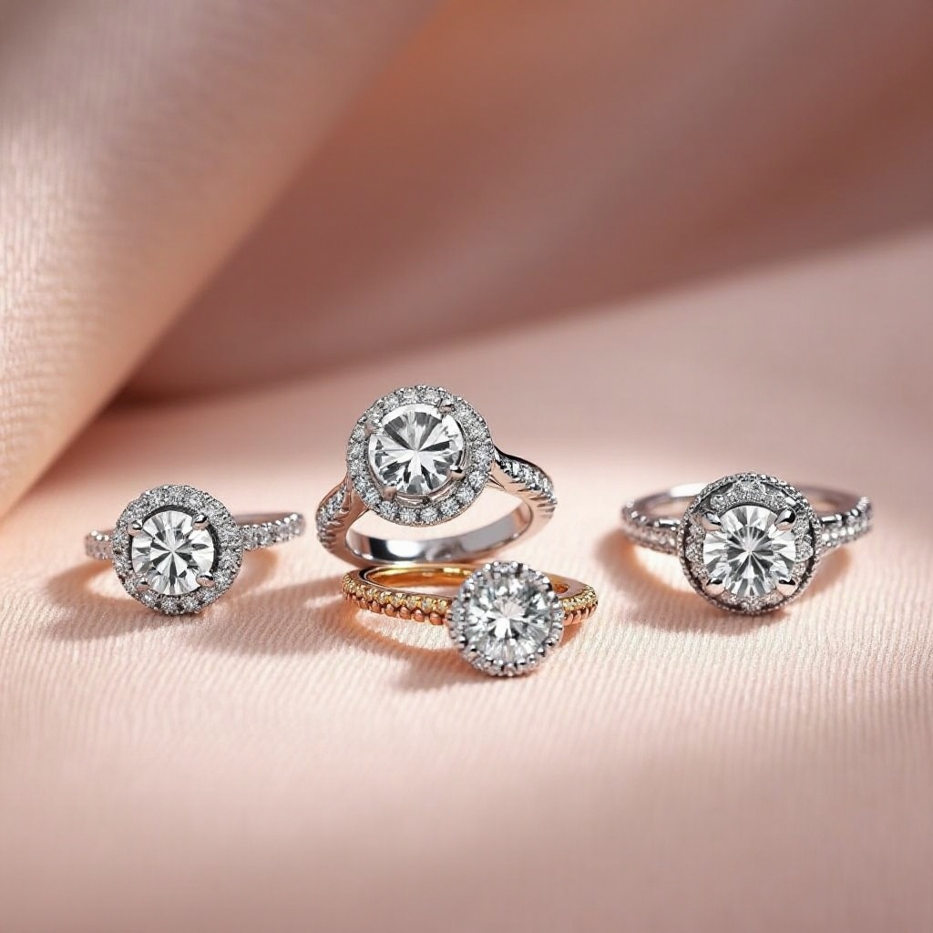 anillos de compromiso oro blanco baratos