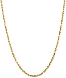 14k Yellow Gold 24-Inch Lobster Claw Clasp Quadruple Rope Chain Necklace - Elegant, Textured Jewelry for Women & Men
