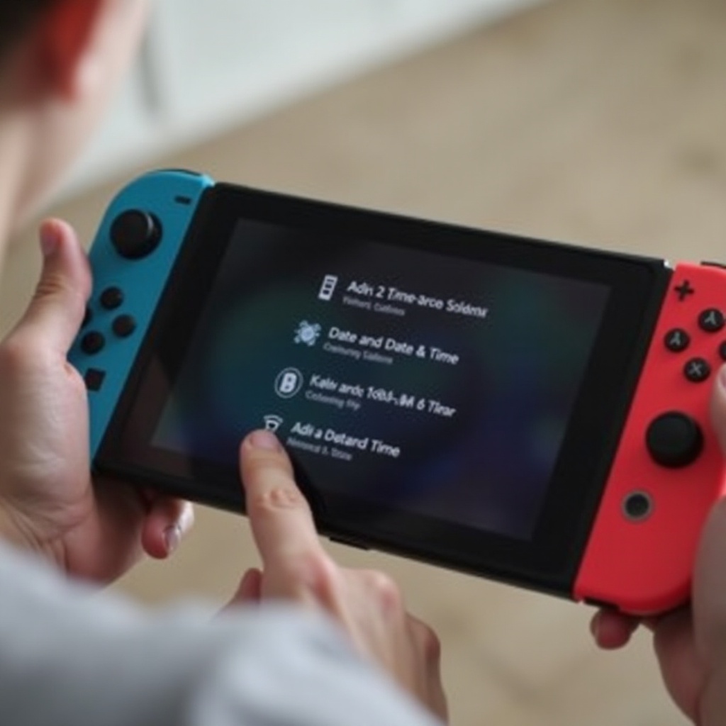 comment changer la date sur nintendo switch