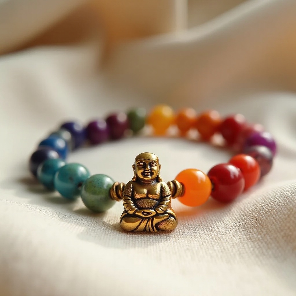 how to use a chakra healing beaded buddha charm bracelet