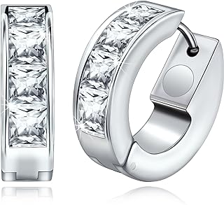 JEROOT Titanium Magnetic Earrings for Women Girls, Pure Titanium Earrings for Sensitive Ears, 1 Pair Women's Ear Studs for Jewelry Gift