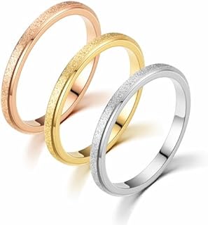 Wedding Rings for Women 14K Gold Plated Stackable Rings Set Wedding/Engagement/Promise/Anniversary Eternity Halo Band for Women Men Three-of-One Size 5-10