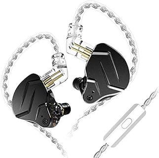 CCA ZSN Pro X In Ear Kopfhörer mit sattem Stereo-Sound und geräuschabschirmendem Design, 3,5 mm Klinke für HiFi Sport und Gaming. Ideal für Telefon, Computer und Tablet-Nutzer