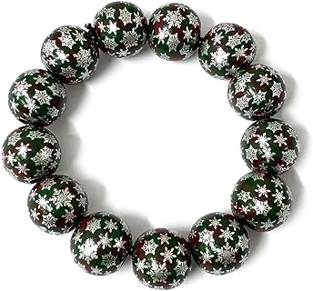 Personalized Beaded Spider Pumpkin Bracelet with Bead Chain & Spring Ring Clasp - Ideal Festive Jewelry for Women & Girls