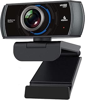 NexiGo FHD RGB Webcam with Built-in Dual Noise-Reduction Microphones, 120° Wide-Angle Lens, and Auto-Brightness Adjustment for Streamers and Remote Workers