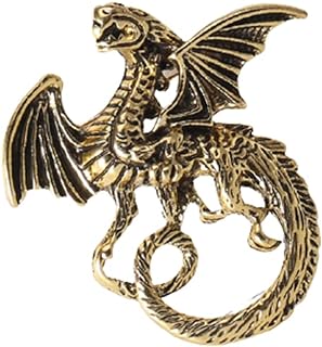 Dragon Brooch Pin Vintage Demon Flying Dragon Monster Lapel Pin Brooch for Women Men Clothing Decoration