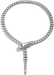 Snake Necklace Bracelet for Women Adjustable Snake Choker Necklace Gold Halloween Necklaces for Prom Jewelry Gift