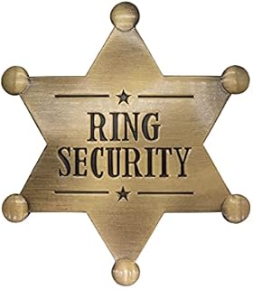 Sturdy Stainless Steel Breakaway Wedding Ring Bearer Security Badge for Kids and Boys with Unique Design