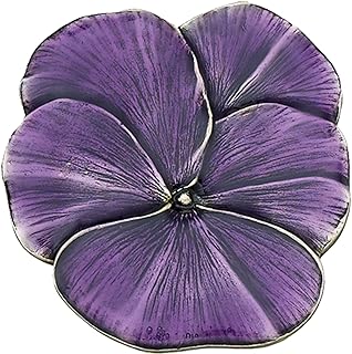 – Purple Pansy Brooch Pin – Handcrafted Pewter Brooch Pins For Women – 1 ¾” – Made In USA