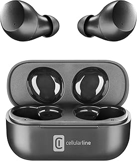 cellularline Wink Bluetooth 5.0 HiFi-Stereo-Kopfhörer mit Ladekoffer, 25 Stunden Autonomie und Touch Control, ideal für Musik und Anrufe unterwegs