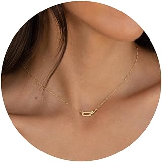 Gold Necklace for Women,14k Gold Plated CZ Heart Cross Necklace Simple Cross Choker Necklace Dainty Gold Diamond Pendant Necklace Cute Heart Necklaces for Women Trendy Gold Jewelry Gifts