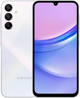 Samsung Galaxy A15 ohne Vertrag, 4GB RAM und 128GB Speicher, 6,6 Zoll FHD+ Display, ideal für brillante Fotos und Videos. Perfekt für Vielnutzer und Fotografie-Enthusiasten