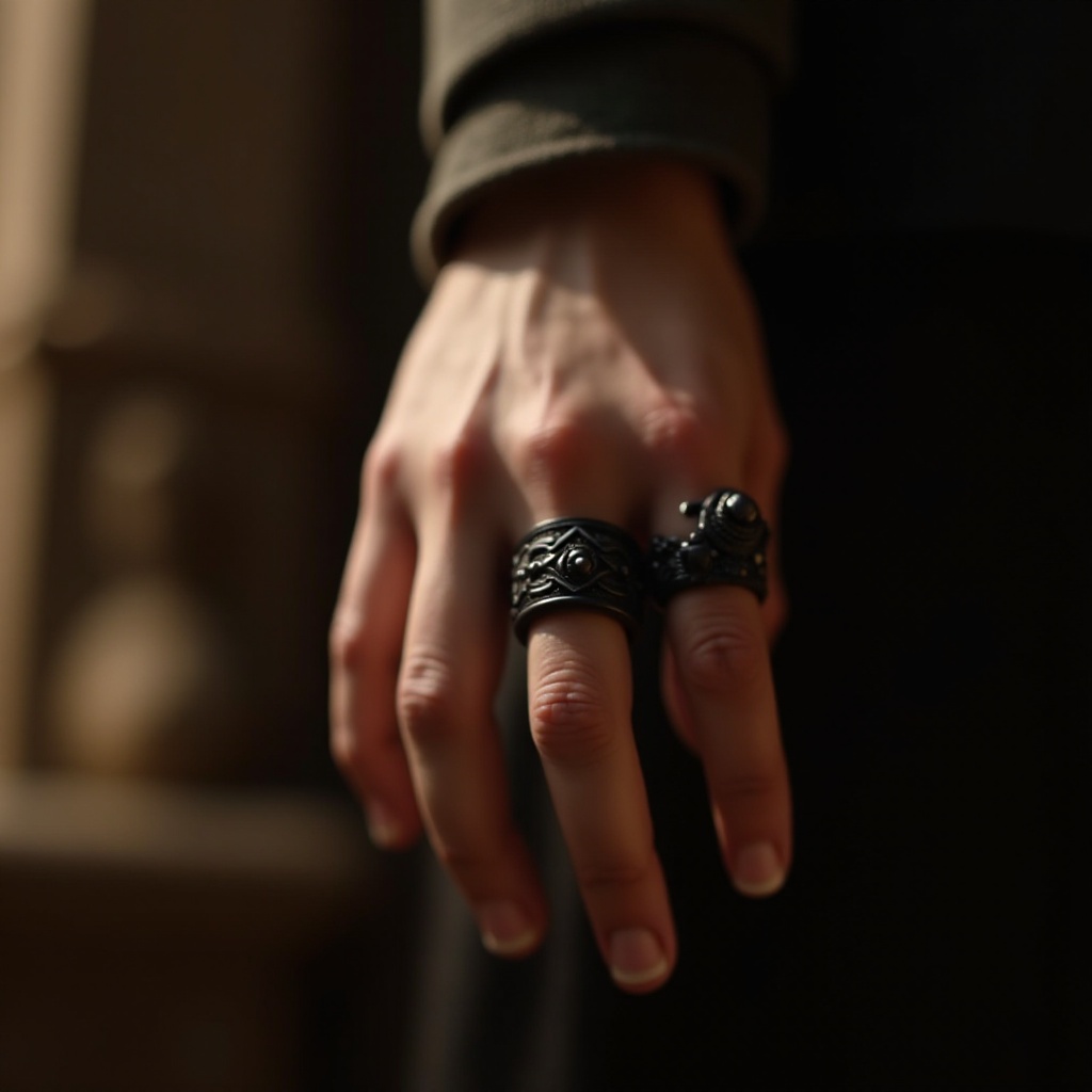 Schwarze Ringe: Symbolik und Trends 2024