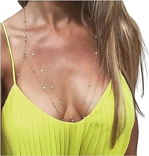 Dainty Chain Bralette with Rhinestone, Shiny Bra Body Chain, Bikini Body Jewelry, Layering Festival Jewelry Body Chain for Women