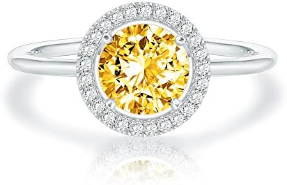 PAVOI 14K Gold Plated Crystal Birthstone Rings | Rings For Women