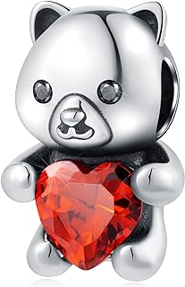 Animal Pets Charm-925 Sterling Silver Cute Rabbit, Night Owl Bird, Flying Pig, Myth Unicorn, Peace Bird Pigeon, Manta Ray, Bear, Frog, Black Butterfly Beads, fits European Charms Bracelet, Gifts for Children/Daughter/Mom/Girl