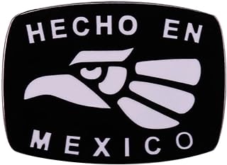 Hecho En Mexico Eagle Logo Enamel Brooch Pin Cartoon Animal Enamel Pins Lapel Metal Pins Brooches Badges Exquisite Jewelry Gift Accessories for Clothes Backpacks Badges Hats Bags Decoration