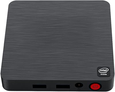 KUYIA Mini PC für Multimedia und Alltag mit Intel Apollo Lake N3350 Prozessor, 4 GB RAM und 64 GB Speicher. Dual HDMI für 4K, Dual WiFi und USB 3.0 unterstützen reibungslosen Betrieb