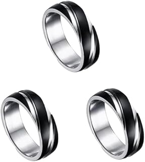 Sophisticated Muslim Wedding Rings, Titanium Steel, Vintage Twill Design, Size 9.25 - Perfect for Long-Distance Relationships and Valentine's Day Gifts for Men