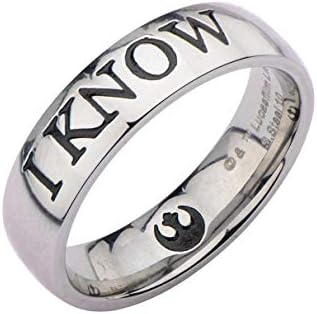 Animewild STAR WARS I Know Stainless Steel Ring | Size 11