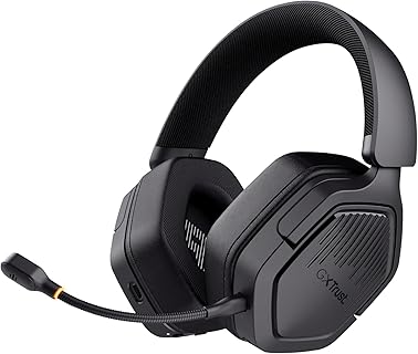 Trust GXT 1493 Ravox Wireless Gaming Headset mit 50mm Treiber und 70-Stunden-Akkulaufzeit, Over-Ear-Design und Bluetooth, ideal für PS5, PC, Switch und Mobilgeräte. Perfekt für Gamer