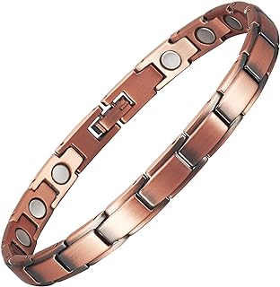 Antique Copper Bracelet for Women, 99.9% Pure Copper, Chain Bracelet, Easy to Adjust, 20cm / 7mm, Gift Bracelet for Women