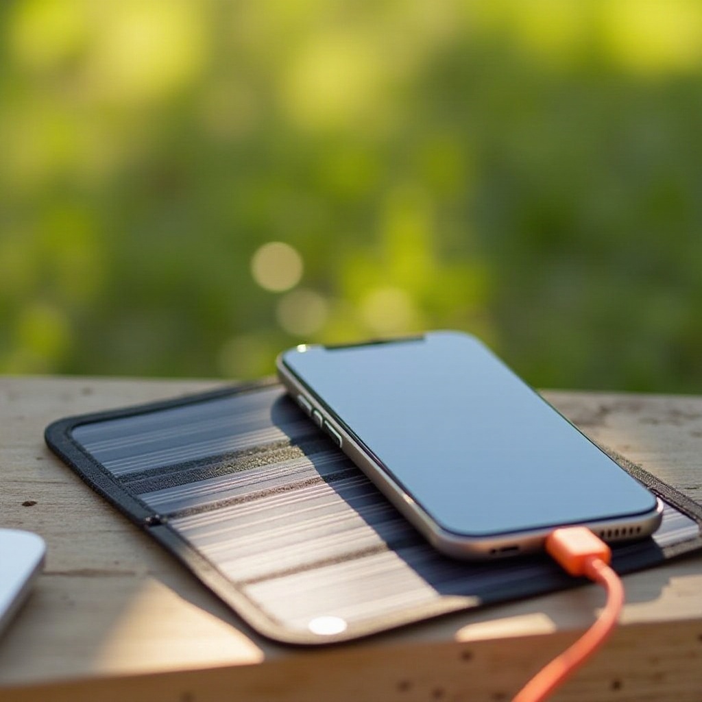 handy aufladen mit solar