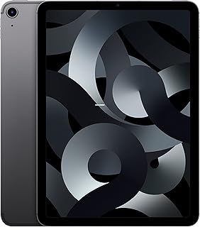 Apple iPad Air 64 Go Gris Sidéral avec Écran Liquid Retina 10,9 pour des Couleurs Vives et Caméra Avant Ultra Grand-Angle, Parfait pour les Créateurs