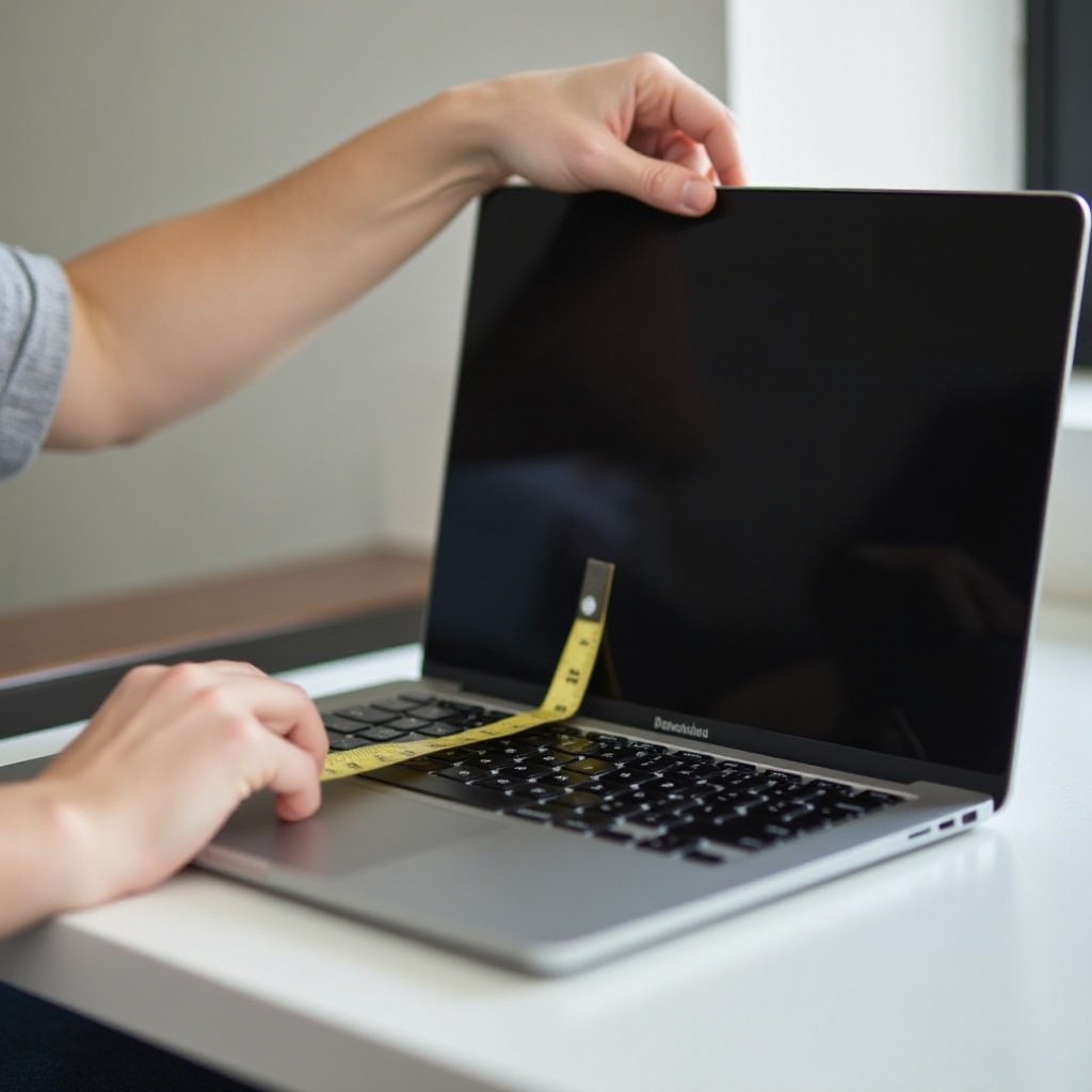 Wie viel Zoll hat mein Laptop: Bildschirmgröße messen