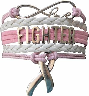 Cancer Awareness Pink Ribbon Bracelet, Hope & Faith Bracelet, Breast Cancer Infinity Bracelet, Perfect Cancer Gift