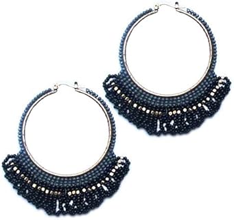 Lavivia Beaded Hoop Earrings. Fashion Earrings Perfect for Different Occasions & Gifting