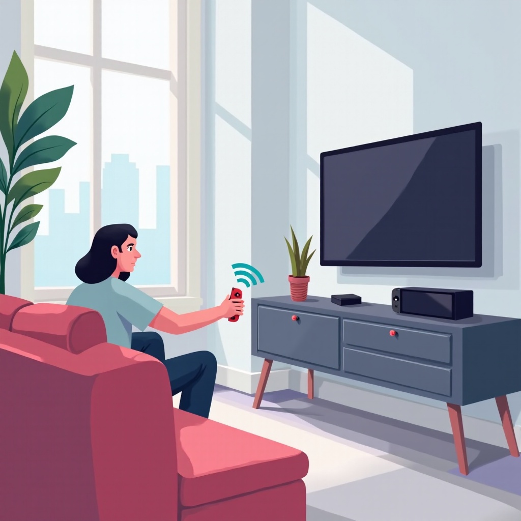 brancher switch sur tv en wifi