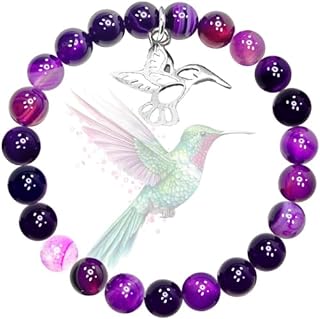 Hummingbird Bracelet for Women Hummingbird Lover Gifts Hummingbird Charm Jewelry Hummingbird Inspirational Gifts for Mom Daughter Sister Niece Granddaughter Best Friend Women Girls Birthday Gift