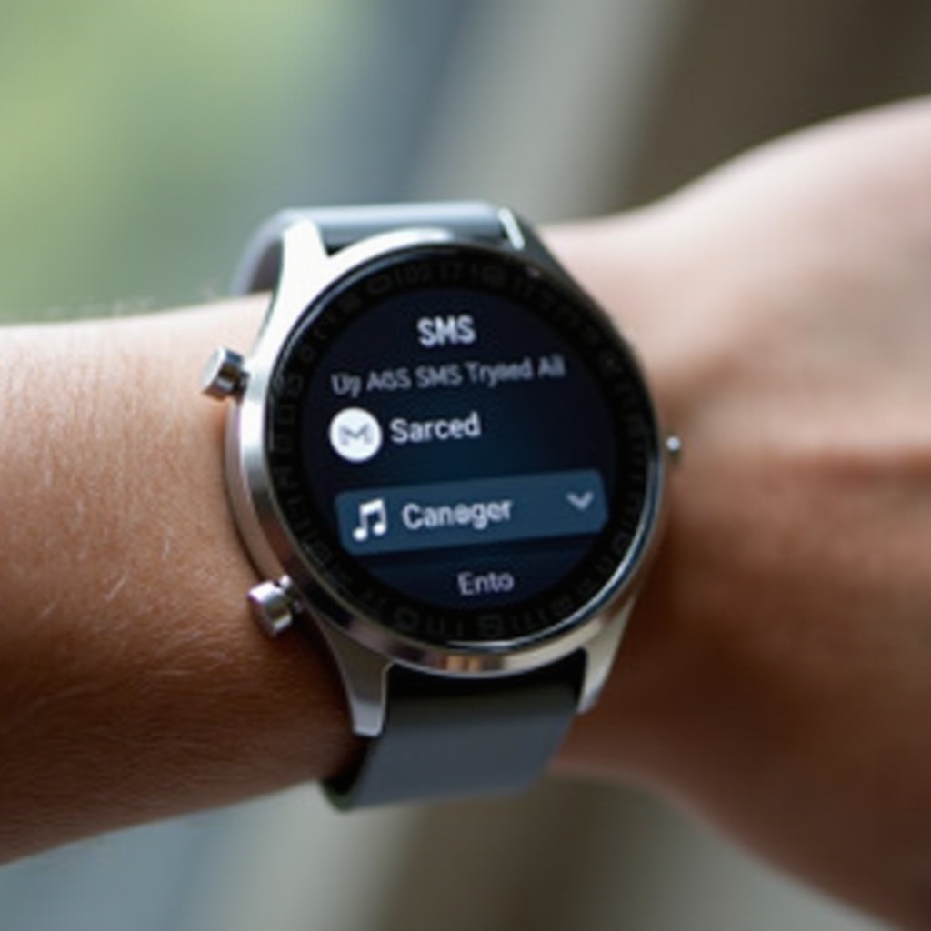montre connectée sms