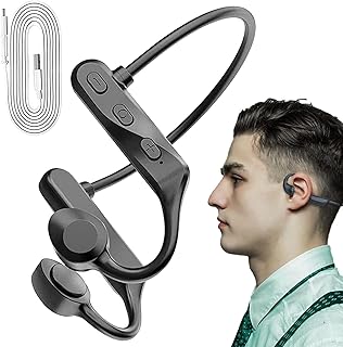 Écouteurs Générique pour courir avec conduction osseuse, design ouvert et résistance à leau. Confortables et légers, idéals pour le sport et les activités extérieures