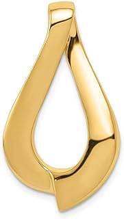 14k Yellow Gold Solid Polished Fits Up To 10mm Omega 8mm Reversible Omega Omega Slide Jewelry for Women