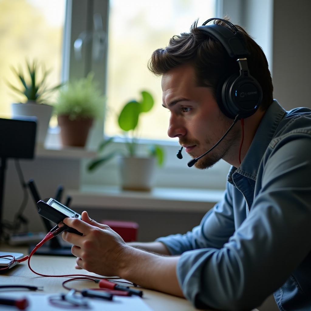 headset kann hören-aber nicht reden